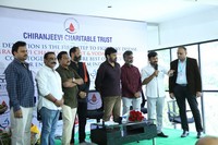 Megastar Distributes Health Cards Photos